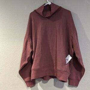 Hazy Mock Neck Pullover